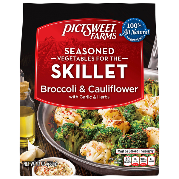 Pictsweet Farms Seasoned Broccoli & Cauliflower with Garlic & Herbs
