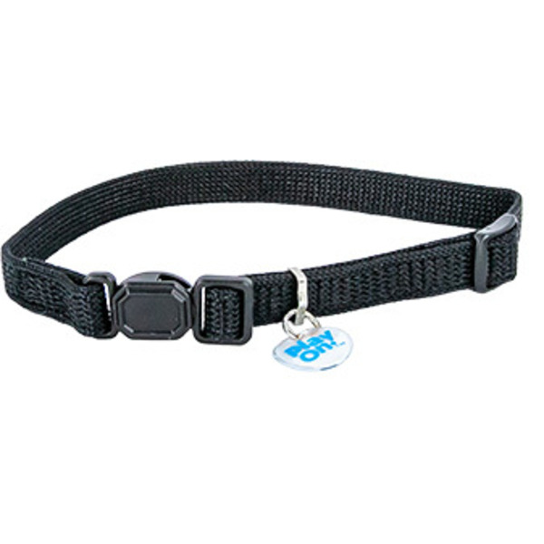 Play On Basic Adjustable Cat Collar - Black