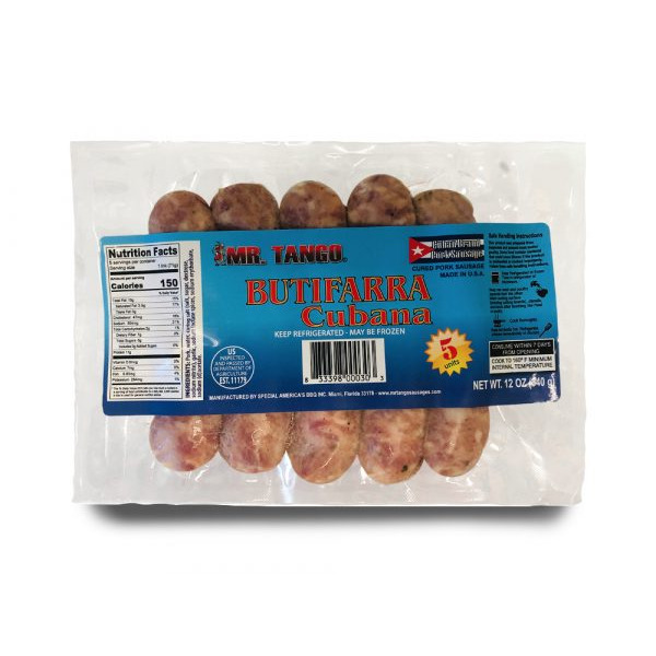 Mr.Tango - Butifarra Cubana Sausage, 0.75 lb