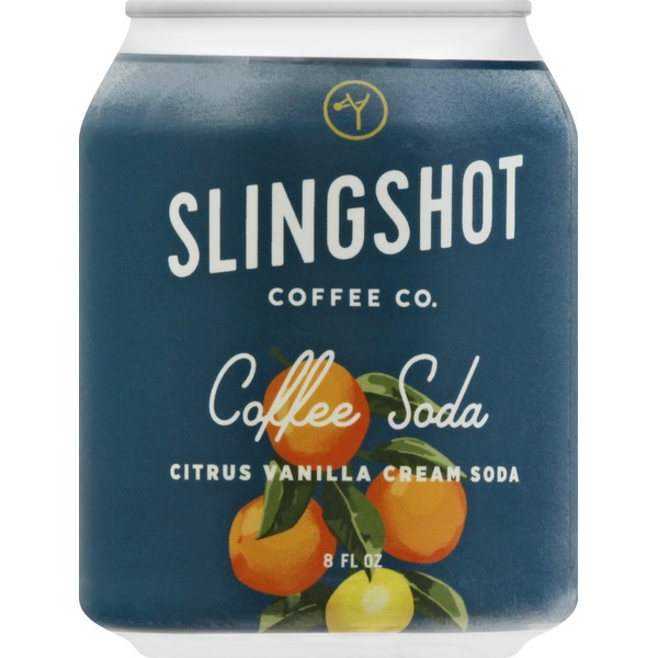 Slingshot Coffee Coffee Soda, Citrus Vanilla Cream (8 oz) Instacart