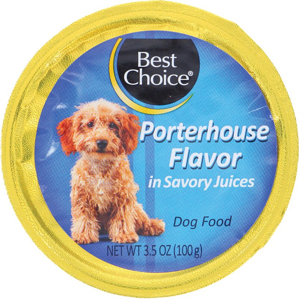 Best Choice PORTER HOUSE FLAVOR DOG FOOD CUP Same-Day Delivery or