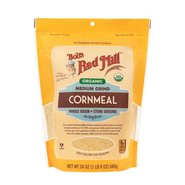 Bob's Red Mill Cornmeal, Medium Grind, Organic