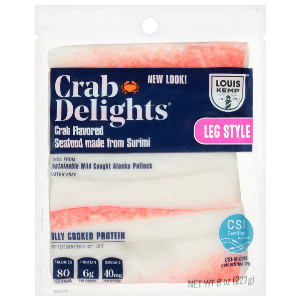 Louis Kemp Crab Delights Crab Delights Imitation Crab Meat Same