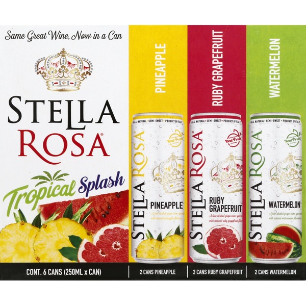 Stella Rosa Tropical Splash, Pineapple/Ruby Grapefruit/Watermelon (6 each) Instacart