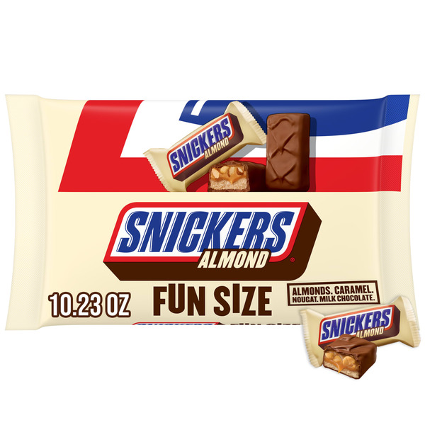SNICKERS Almond Fun Size Chocolate Candy Same-Day Delivery or