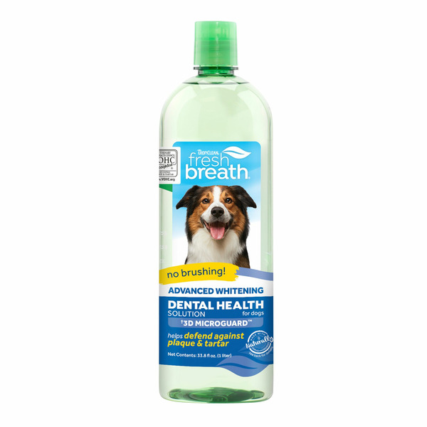 Tropi Clean Fresh Breath Advanced Whitening Dental Health Solution for Dogs