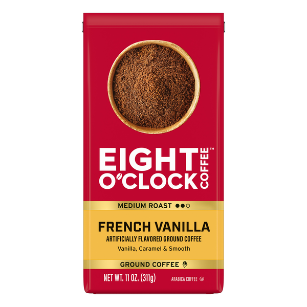 Eight O'Clock Medium Roast Ground French Vanilla Coffee Same-Day