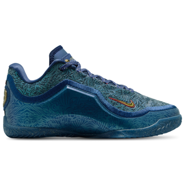 Nike Kids' Grade School LeBron XXIII Basketball Shoes, Size 6, Medium/B Width - Midnight Navy/Metallic Gold