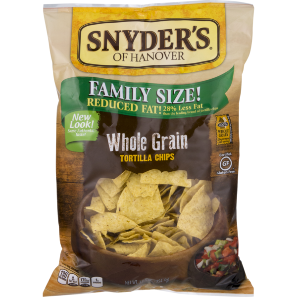 Snyder's of Hanover Family Size Tortilla Chips Whole Grain (12.5 oz