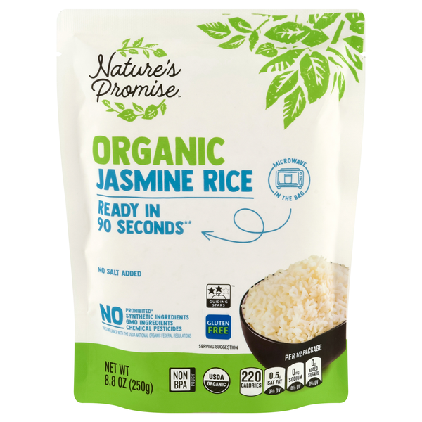 Hannaford Supermarket Nature's Promise Organic Jasmine Rice Same-Day ...