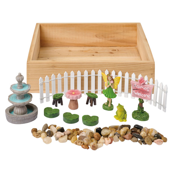 ALDI Belavi Fountain Fairy Garden Kit Same-Day Delivery or Pickup