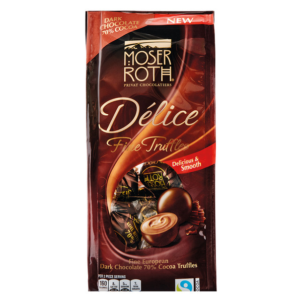 Moser Roth Dark Chocolate Delice Truffles Same-Day Delivery or