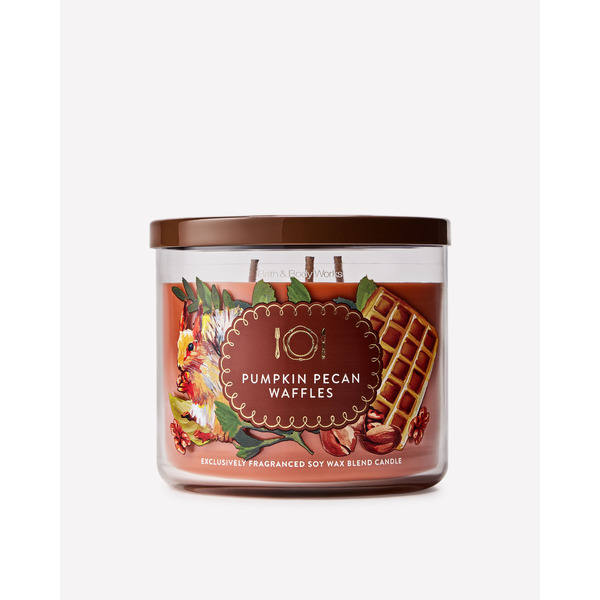 Pumpkin Pecan Waffles 3-Wick Candle