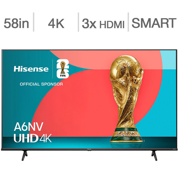 Hisense 58" Class - A6NV Series - 4K UHD LED TV