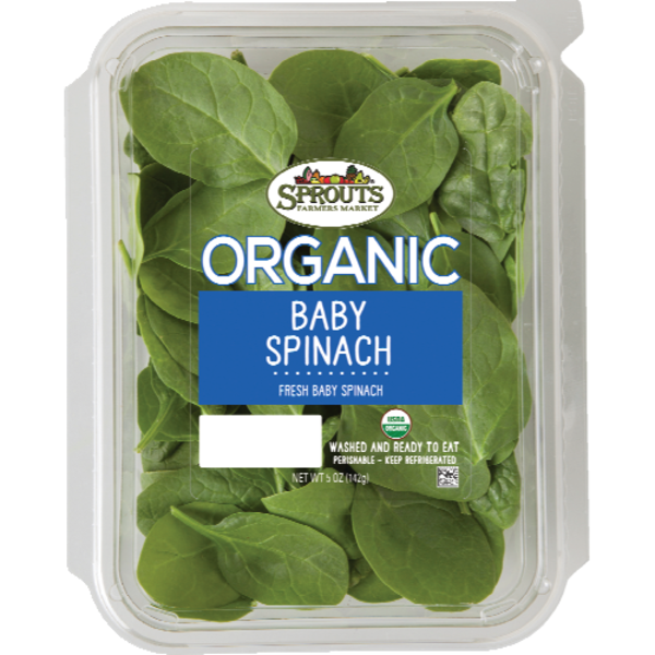 Sprouts Farmers Market Sprouts Organic Baby Spinach SameDay Delivery