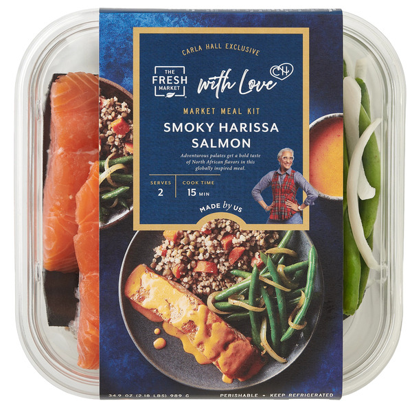 The Fresh Market The Fresh Market Smoky Harissa Salmon By Chef Carla Hall Market Meal Kit — product image