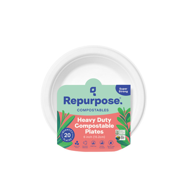 Wegmans Repurpose Compostable 6" Dessert Plates, 20 CT SameDay Delivery or Pickup Instacart