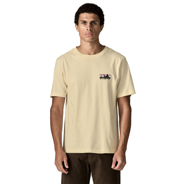 Patagonia Men's '73 Skyline Organic T-Shirt, S - Undyed Natural