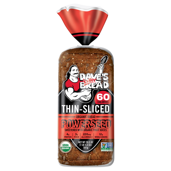 Dave's Killer Bread Bread, Organic, Thin-Sliced