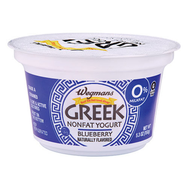Wegmans Wegmans 0% Greek Blueberry Nonfat Yogurt Same-Day Delivery or ...