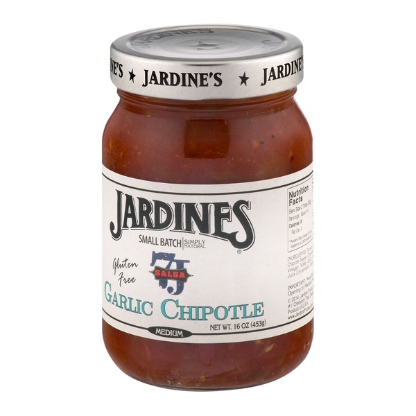 Jardines 7J Salsa Garlic Chipotle Medium (16 oz) Instacart