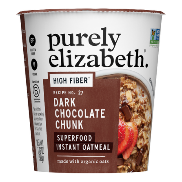 Purely Elizabeth Dark Chocolate Chunk Superfood Oatmeal Same-Day