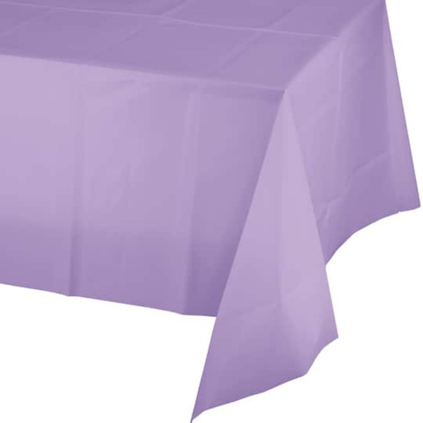 Touch of Color Tablecover, Plastic, Luscious Lavender