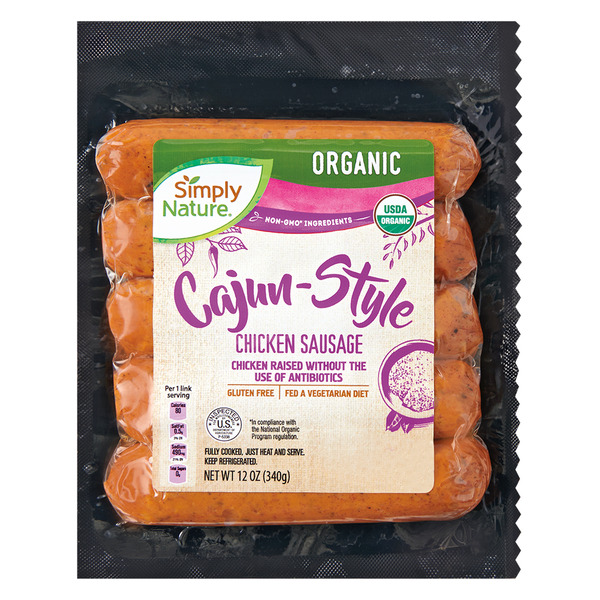 Simply Nature Organic Cajun Chicken Sausage
