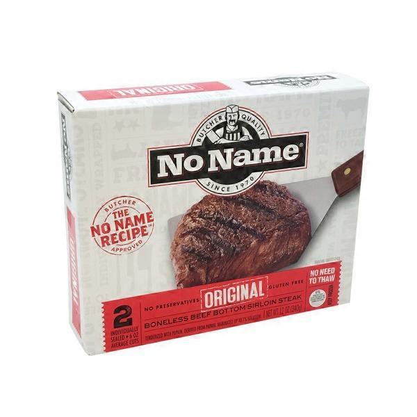 No Name Original Boneless Beef Bottom Sirloin Steak (12 oz) Instacart