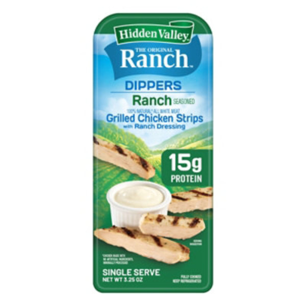 Hidden Valley Original Ranch Dippers Ranch Seasoned Grilled Chicken Strips with Ranch Dressing