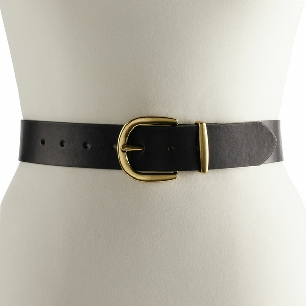 Sonoma Goods For Life Women's Harness Buckle Belt - Black