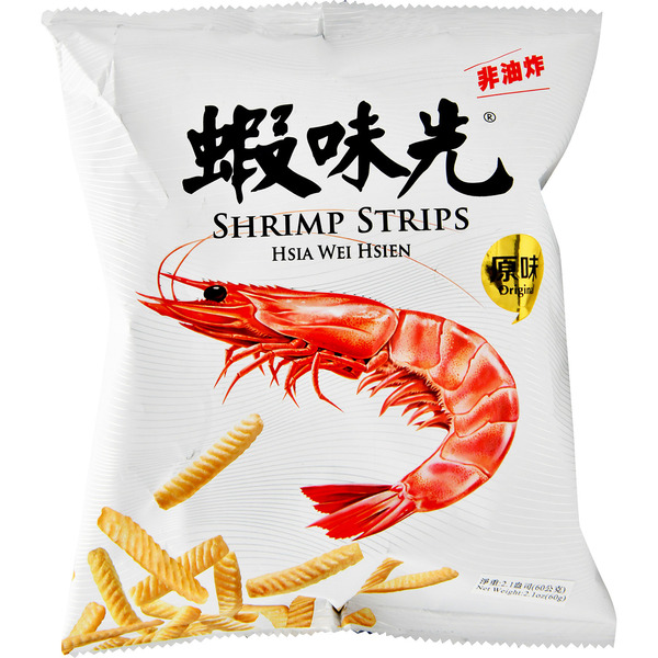 Yuzong Hsia Wei Hsien Original Shrimp Strips Snack
