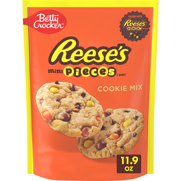 Betty Crocker Peanut Butter Cookie Mix With REESE'S PIECES Minis Candy