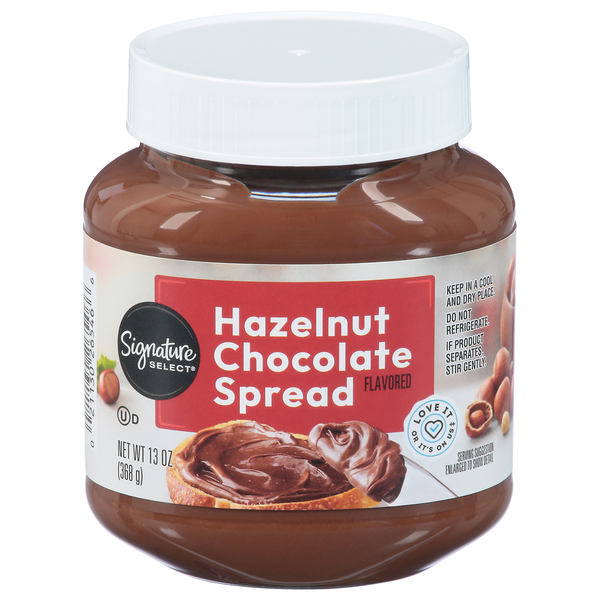 Signature SELECT Chocolate Flavored Spread, Hazelnut