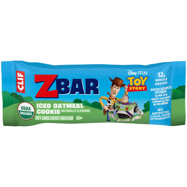 ZBAR Iced Oatmeal Cookie, Soft-Baked Energy Snack Bar, Organic