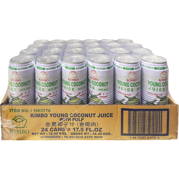 Kimbo Coconut Juice with Pulp