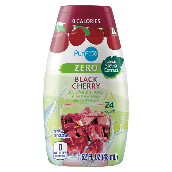 PurAqua Zero Liquid Water Enhancer Black Cherry