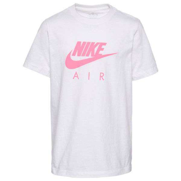 Nike Boys' Air T-Shirt, M - Pink/White