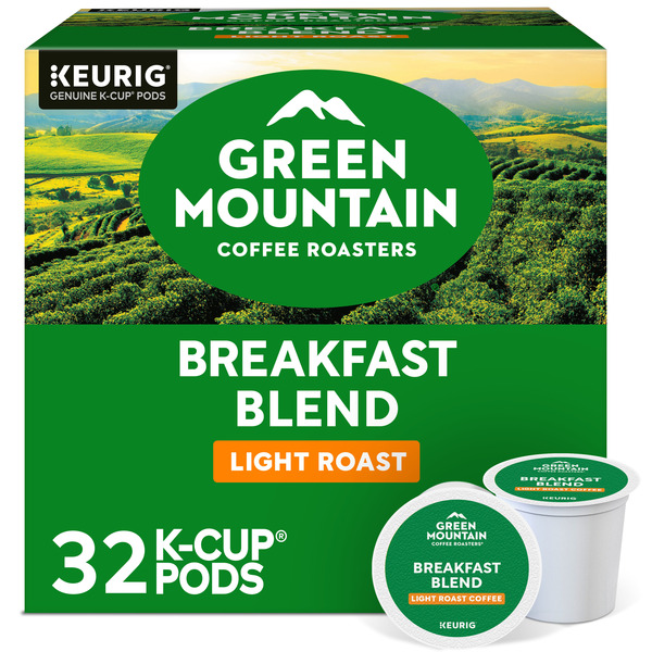 Green Mountain Coffee Roasters Breakfast Blend K-Cup Pods Same-Day