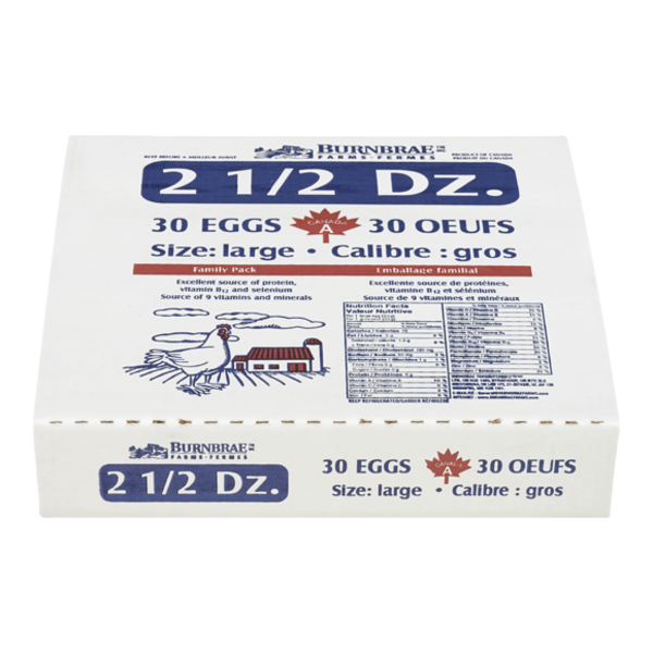 Burnbrae Farms Costco Large Eggs (30 ct) from Real Canadian Superstore Instacart