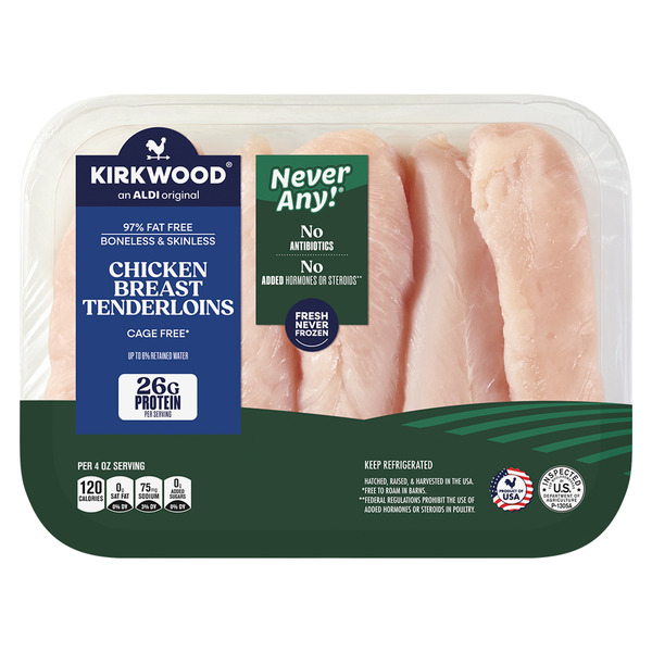 Never Any! Fresh Antibiotic Free Chicken Tenderloins
