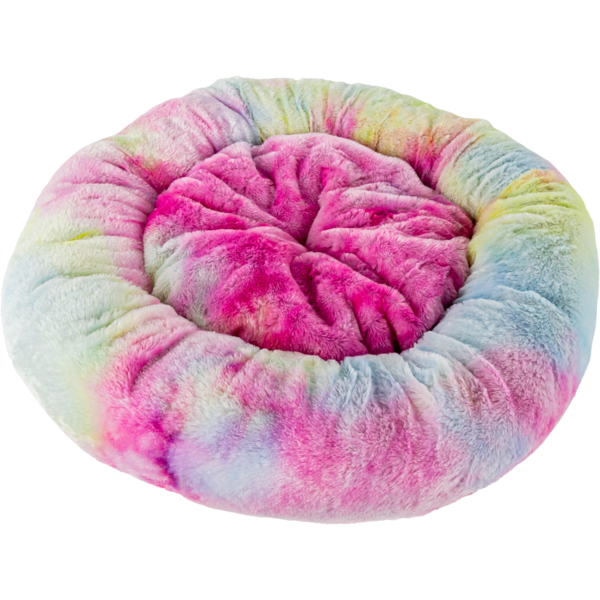 Play On Cat Bed Cuddler - Rainbow