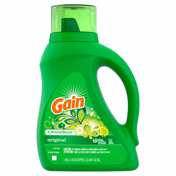 Gain - Liquid Detergent, Original Scent - 46 Oz