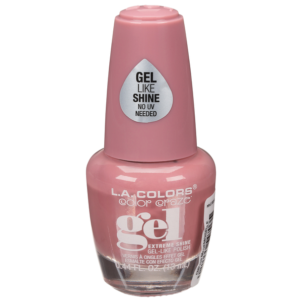 L.A. Colors Nail Polish, Extreme Shine, Gel, CNP703 Mademoiselle