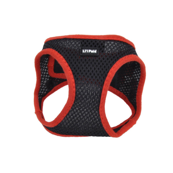 Li'l Pals Black Mesh Dog Harness
