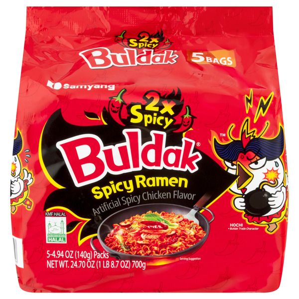 Samyang Foods Co., Ltd Ramen, Hot Chicken Flavor, Buldak Same-Day ...