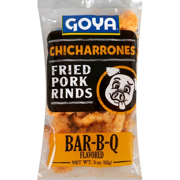 Goya Chicharrones Fried Pork Rinds, BarBQ Flavored (3 oz) Instacart