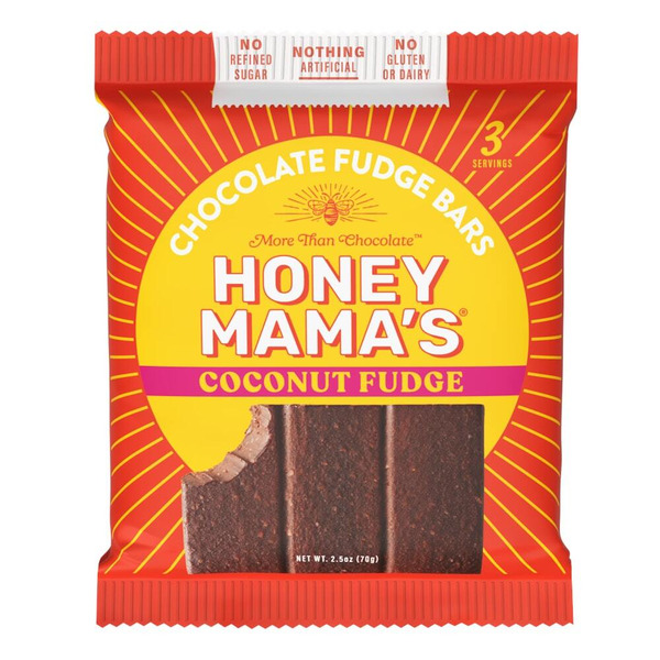 Honey Mama's Coconut Fudge Chocolate Fudge Bars Same-Day Delivery