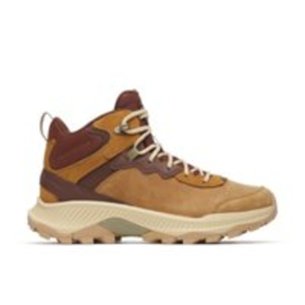 Merrell Women's Speed Strike 2 Leather Mid Waterproof Hiking Boot, Size 9.5 - Brown Medium