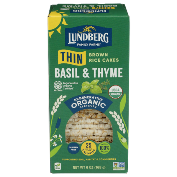 Lundberg Organic Basil & ThymeThin Stackers
